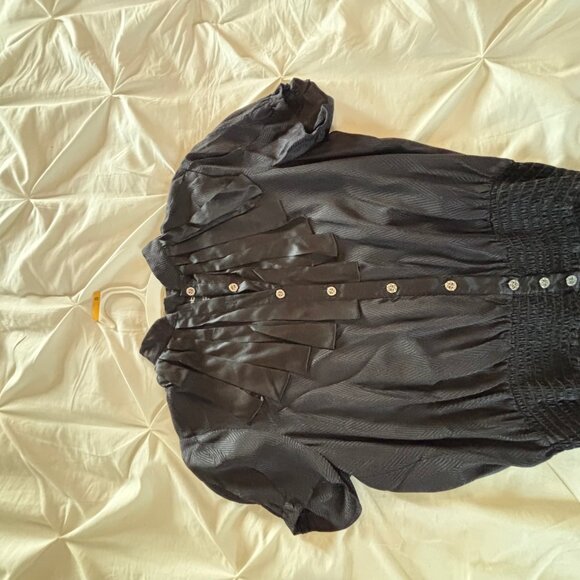 Bebe Black Blouse - Picture 4 of 4